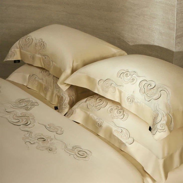 Tencel Embroidered Four-piece Bedding Set manufacturers