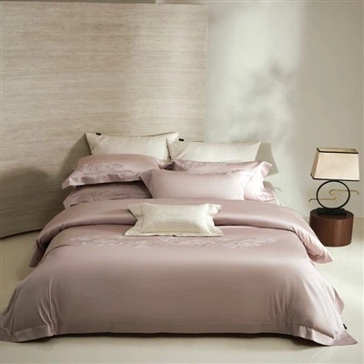 Vyšívané čtyřdílné-povlečení Tencel